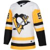 Pánský dres Pittsburgh Penguins NHL #58 Kris Letang adizero Away Authentic Player Pro