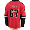 Pánský dres Calgary Flames NHL #67 Michael Frolik Breakaway Alternate Jersey