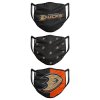 Roušky Anaheim Ducks NHL FOCO - set 3 kusy