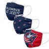 Roušky Columbus Blue Jackets NHL FOCO - set 3 kusy