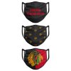Roušky Chicago FOCO Chicago Blackhawks NHL FOCO - set 3 kusy