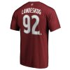 Tričko Colorado Avalanche Gabriel Landeskog #92 Stack Name & Number T-Shirt