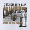 Pánské tričko Vegas Golden Knights NHL 2023 Stanley Cup Champions White Long Sleeve