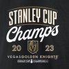 Pánské tričko Vegas Golden Knights NHL 2023 Stanley Cup Champions Black Logo