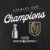 Pánské tričko Vegas Golden Knights NHL 2023 Stanley Cup Champions Black Logo