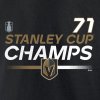 Pánské tričko Vegas Golden Knights NHL 2023 Stanley Cup Champions Authentic Pro Name & Number