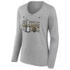 Dámské tričko Vegas Golden Knights NHL 2023 Stanley Cup Champions Locker Room Long Sleeve V-Neck