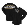 Dámské tričko Vegas Golden Knights NHL 2023 Stanley Cup Champions Lace-Up V-Neck Long Sleeve
