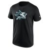 Pánské tričko San Jose Sharks NHL Chrome Graphic T-Shirt Black