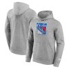 Pánská mikina New York Rangers NHL Primary Logo Graphic Hoodie Sport Gray Heather