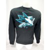 Pánská mikina San Jose Sharks NHL Chrome Graphic Crew Sweatshirt Black