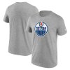 Pánske tričko Edmonton Oilers Primary Logo Graphic T-Shirt Sport Gray Heather