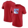 Pánske tričko New York Rangers Primary Logo Graphic T-Shirt Athletic Red