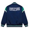 Pánská Bunda Hartford Whalers NHL Heavyweight Satin Jacket