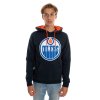 Pánská mikina Edmonton Oilers NHL Core ’47 BALLPARK Pullover Hood Fall Navy