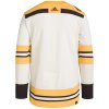 Pánský dres Boston Bruins NHL adidas Cream 100th Anniversary Primegreen Authentic Jersey