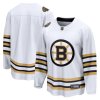 Pánský dres Boston Bruins NHL White 100th Anniversary Premier Breakaway Jersey