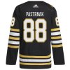 Pánský dres David Pastrnak #88 Boston Bruins NHL adidas Black 100th Anniversary Primegreen Authentic Jersey