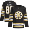 Pánský dres David Pastrnak #88 Boston Bruins NHL adidas Black 100th Anniversary Primegreen Authentic Jersey