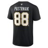 Pánské tričko David Pastrňák #88 Boston Bruins NHL 100th Anniversary Stack Logo Name & Number