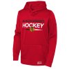 Dětská mikina Chicago Blackhawks NHL Authentic Pro Hoodie Po Hood