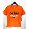 Dětské tričko Edmonton Oilers NHL Apro Wordmark Ss Ctn Tee
