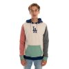 Pánská mikina Los Angeles Dodgers MLB Color Block 47 DUNLOE Hood