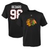 Dětské tričko Connor Bedard #98 Chicago Blackhawks NHL Player Name & Number Black