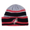 Pánska zimná čiapka Arizona Coyotes adidas NHL Heathered Grey Beanie