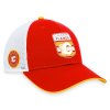 Pánska kšiltovka Calgary Flames Draft 2023 Podium Trucker Adjustable Authentic Pro