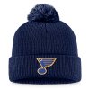 Pánska zimná čiapka St. Louis Blues Core Beanie Cuff Pom Knit