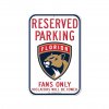 Cedule Florida Panthers Reserved Parking Sign