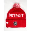 Detská zimná čiapka Detroit Red Wings Cufed Knit With Pom