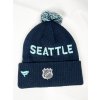 Dětská zimní čepice Seattle Kraken NHL Cufed Knit With Pom