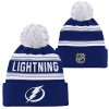 Dětská zimní čepice Tampa Bay Lightning NHL Jacquard Cuffed Knit With Pom