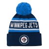 Detská zimná čiapka Winnipeg Jets Jacquard Cuffed Knit With Pom