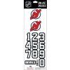 Samolepky na helmu New Jersey Devils NHL Decals Black