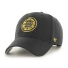 Pánská kšiltovka Boston Bruins NHL Metallic Snap ’47 MVP Black