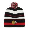 Pánská zimní čepice Chicago Blackhawks NHL Power Line 47 CUFF KNIT Black