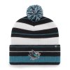 Pánská zimní čepice San Jose Sharks NHL Power Line '47 CUFF KNIT Black