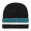 Pánská zimní čepice San Jose Sharks NHL Split Cuff 47 CUFF KNIT Black