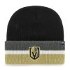 Pánská zimní čepice Vegas Golden Knights NHL Split Cuff '47 CUFF KNIT Black