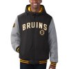 Pánská bunda Boston Bruins NHL Cold Front Polyfilled Padded Jacket w. Hood