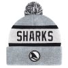 Pánská zimní čepice San Jose Sharks NHL Biscuit Knit Skull