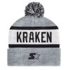 Pánská zimní čepice Seattle Kraken NHL Biscuit Knit Skull