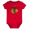 Kojenecké Body Chicago Blackhawks NHL Red