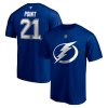Pánské tričko Brayden Point #21 Tampa Bay Lightning NHL Authentic Stack Name & Number