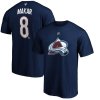 Pánske Tričko Cale Makar #8 Colorado Avalanche Name & Number T-Shirt - Navy