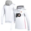 Pánská mikina Philadelphia Flyers NHL Adidas Refresh Skate Lace AEROREADY Pullover Hoodie - White