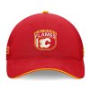 Pánská kšiltovka Calgary Flames 2024 Draft NHL On Stage Trucker Adjustable Hat